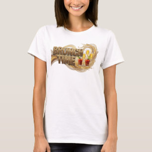 T-shirt Conception de chemise ARTISTIQUE Orange BRUNCH TIM