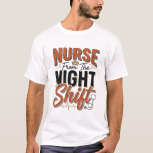 T-shirt Conception de chemise de nuit de garde d'infirmièr