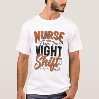 T-shirt Conception de chemise de nuit de garde d'infirmièr