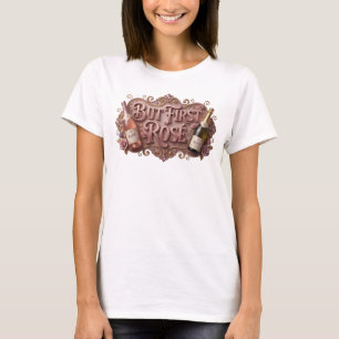 T-shirt Conception de chemise rose accrocheuse MAIS D'ABOR