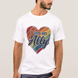 T-shirt Conception de chemise vectorielle cœur allié arc-e