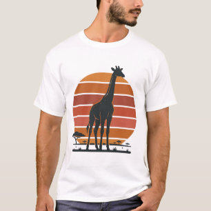 T-shirt Conception de chemise vectorielle Safari au couche