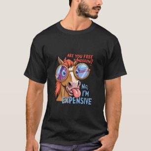 T-shirt conception de cheval ironique animal sarcastique d