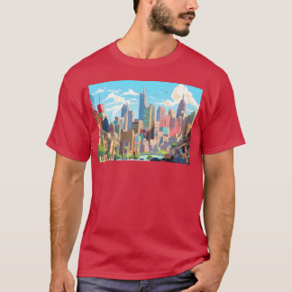 T-shirt Conception de ciel anime de spectacle de Sydney vi