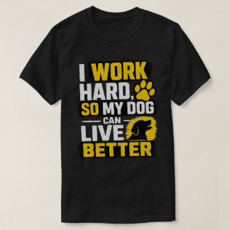 T-shirt Conception de citation de amateur de chien qui tra