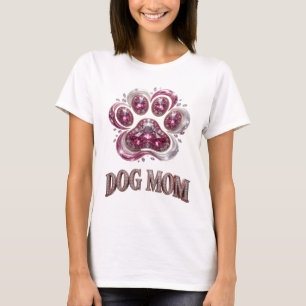 T-shirt Conception de citation de MAMAN CHIEN Witty Gold