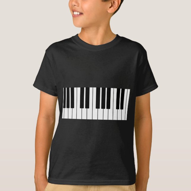 T-shirt Conception de clavier (Devant)