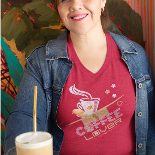 T-shirt Conception de Coffee Lover