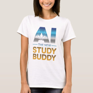 T-shirt Conception de compagnon d'étude en intelligence ar