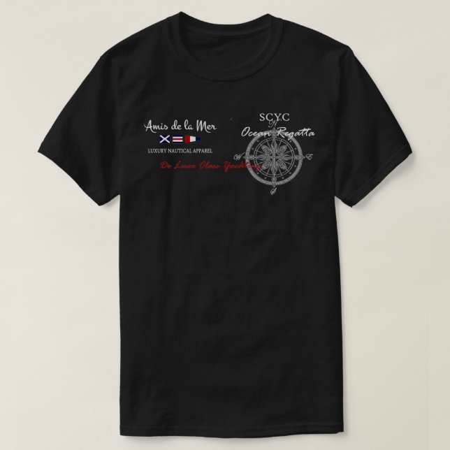 T-shirt Conception de compass (Design devant)