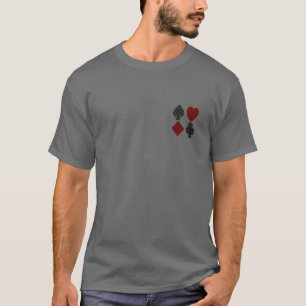 T-shirt Conception de costumes de crâne de sucre de carte