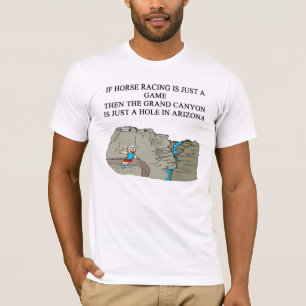 T-shirt conception de course de chevaux de pur sang