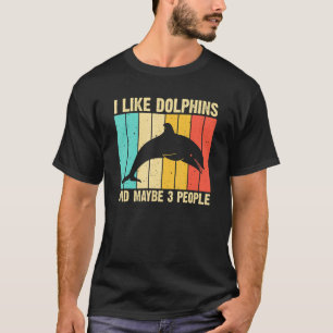 T-shirt Conception de dauphin pour hommes femmes dauphin b