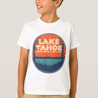 T-shirt Conception de décalque de Vintage voyage du lac