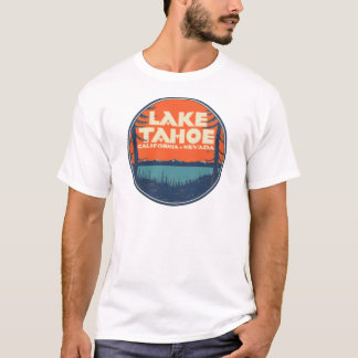 T-shirt Conception de décalque de Vintage voyage du lac