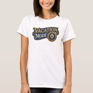 T-shirt Conception de déclaration MODE VACANCES ACTIVÉ Ora