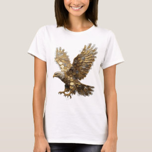 T-shirt Conception de déclaration Silver EAGLE OF MONEY pr