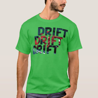 T-shirt Conception de découpe de curseur dérivant