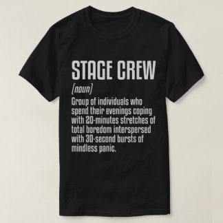 T-shirt Conception de définition d'équipe de scène drôle