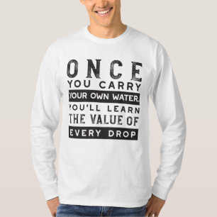 T-shirt Conception de devis de sagesse - Valeur de chaque 