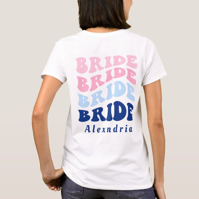T-shirt Conception de dos de plage pour l'enterrement de v (Dos)