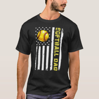 T-shirt Conception de drapeau américain pour papa de softb