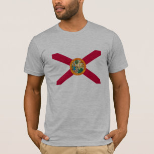 T-shirt Conception de drapeau d'état de la Floride