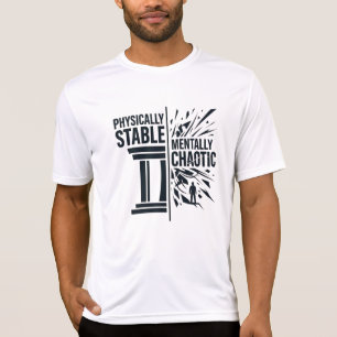 T-shirt Conception de dualité stable physiquement et menta