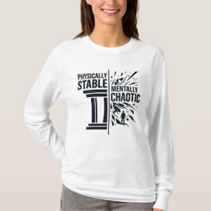 T-shirt Conception de dualité stable physiquement et menta