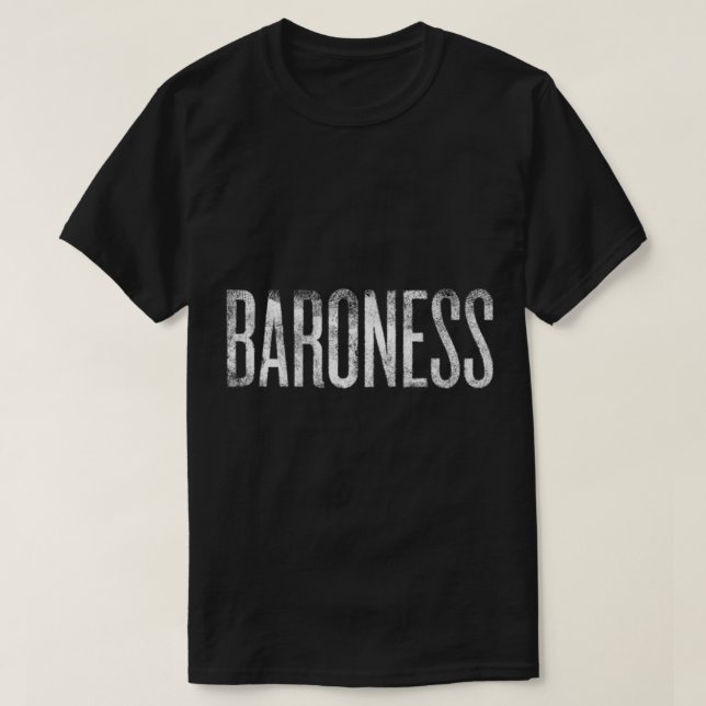 T-shirt Conception de fanfare de Baroness géniale (Design devant)