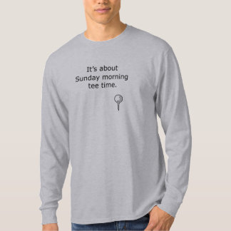 T-shirt Conception de golf de temps de pièce en t de