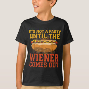 T-shirt Conception de hot-dog drôle pour hommes femmes sta