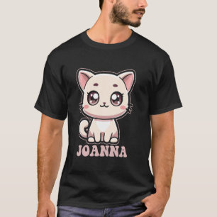 T-shirt Conception de Joanna Kitty Chat Mignon pour Filles