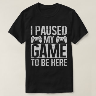 T-shirt Conception de joueur de jeu en pause