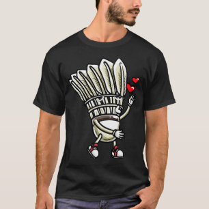 T-shirt Conception de joueur de volant de badminton drôle
