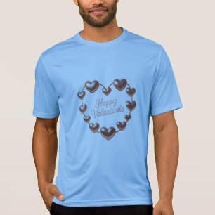 T-shirt Conception de jour de la Saint-Valentin élégante e