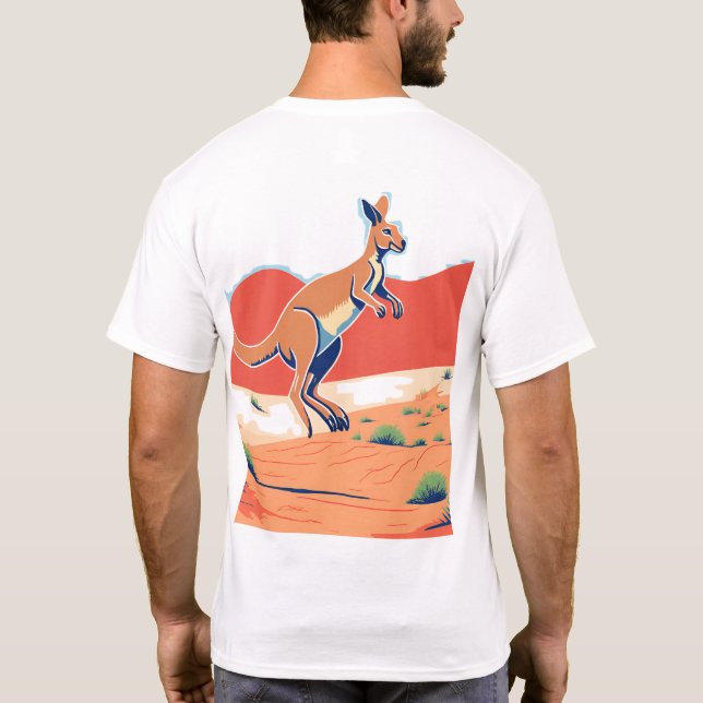 T-shirt Conception de Kangaroo (Dos)