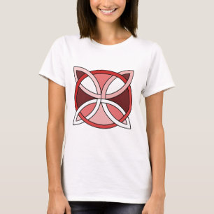 T-shirt Conception de Knotwork de Celtic - rouge de