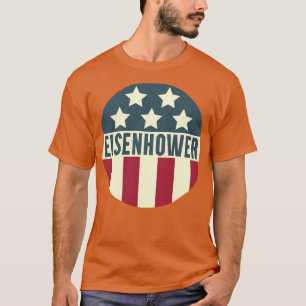 T-shirt Conception de la campagne Eisenhower vintage