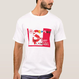 T-shirt Conception de la fête du travail du Canada par Col