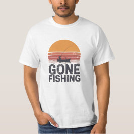 T-shirt Conception de la pêche terminée