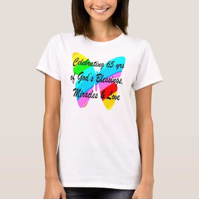 T-SHIRT CONCEPTION DE LA PLUIE DE 65E ANNIVERSAIRE (Devant)