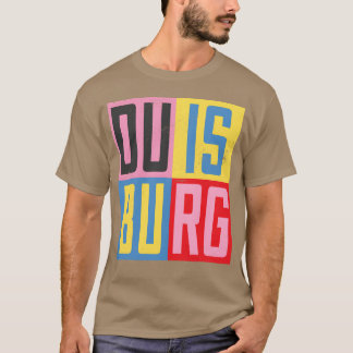 T-shirt Conception de la ville de Duisbourg ami