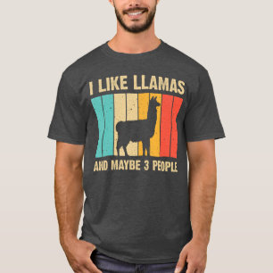T-shirt Conception de lama drôle pour hommes femmes amateu