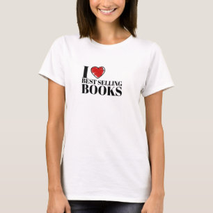 T-shirt Conception de lecteur classique "J'aime les meille