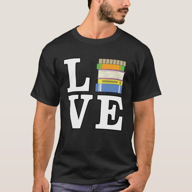 T-shirt Conception de lecture amusante (Devant)