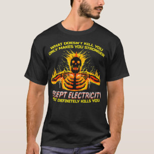 T-shirt Conception de l'électricité drôle pour Electricien