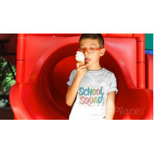 Conception de l'équipe scolaire colorée - Amusants