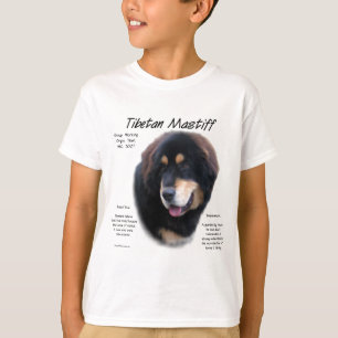 T-shirt Conception de l'histoire du Mastiff tibétain