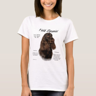 T-shirt Conception de l'historique de l'espagnol de champ